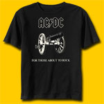 AC/DC Cannon-For Those About To Rock Classic Rock T-Shirt