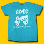 AC/DC For Those About To Rock Girls Jersey Tee
