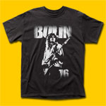 Tommy Bolin '76 Classic Rock Black T-Shirt