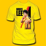 Bruce Lee Blood Yellow T-Shirt