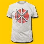 Dead Kennedys Distressed Logo Vintage White T-Shirt