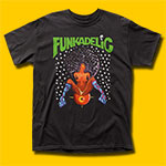 Funkadelic Afro Girl Black T-Shirt