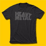 Heavy Metal Distressed Logo Movie T-Shirt