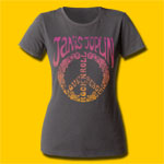 Janis Joplin Peace Girls Crew T-Shirt