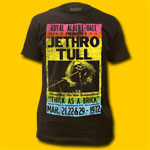 Jethro Tull Poster 1972 Coal T-Shirt