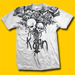 KORN Dead Bloom White T-Shirt
