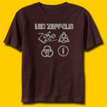 Led Zeppelin Brown T-Shirt