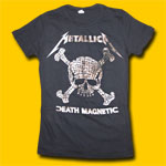 Metallica Death Magnetic Girls Jersey Tee