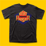 Night Ranger Logo Black T-Shirt