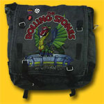 Rolling Stones Vintage Dragon Denim Messenger Bag