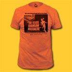 Texas Chainsaw Massacre Who Will Survive Heather Orange Movie T-Shirt