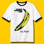 Velvet Underground  Banana White Ringer T-Shirt