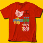 Woodstock Poster Red T-Shirt